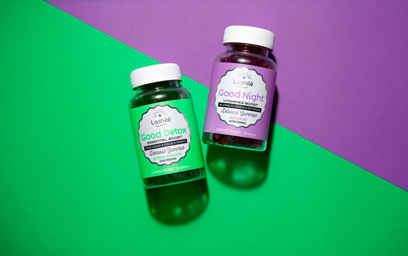 Gamme bien-être Lashilé Beauty - Gummies pour soutenir énergie, équilibre et vitalité au quotidien