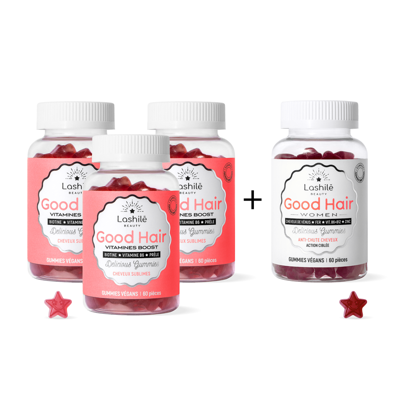 Pack Cheveux Pousse et Anti-chute