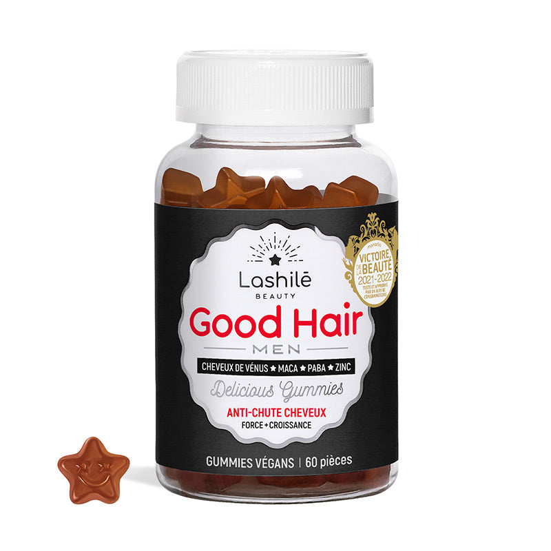 Good Hair Men Vitaminas Anticaída - 1 mes – Laboratorio Lashilé Beauty