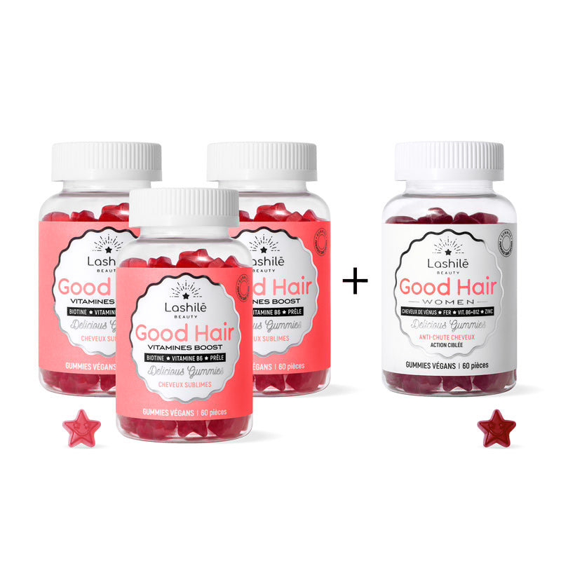 Pack Cheveux Pousse et Anti-chute