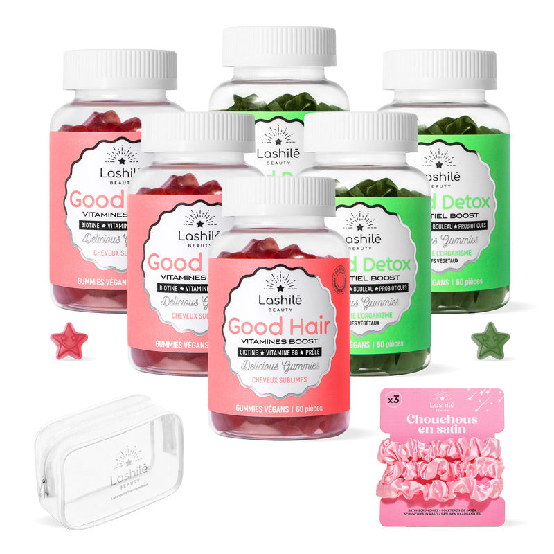 Pack Hair et Detox - 3 mois