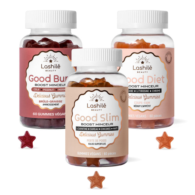Pack Minceur Lashilé Beauty - Brûle-graisse coupe-faim et perte de poids