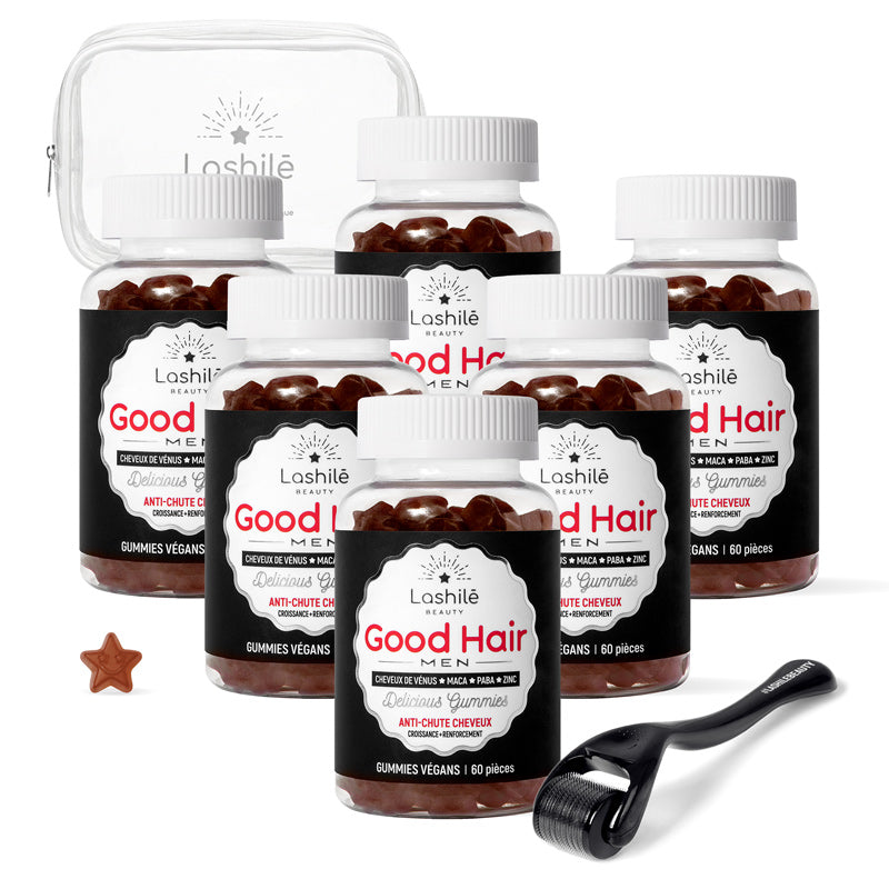 Good Hair Men Trattamento Anti-Caduta per Uomo - 6 Mesi