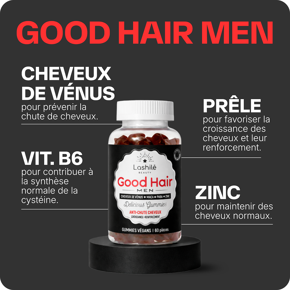 Good Hair Men Tratamiento anticaída para hombres - 3 meses