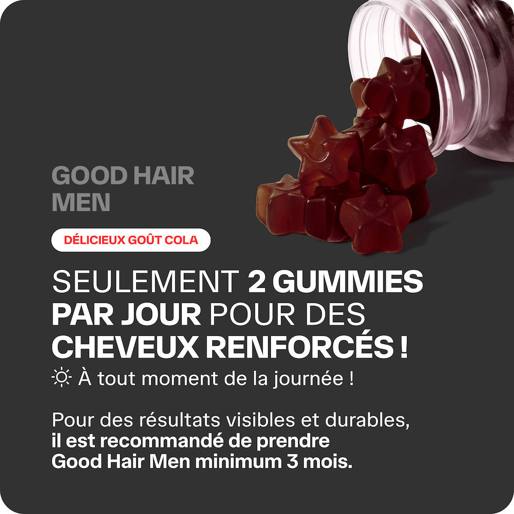 Good Hair Men Tratamiento anticaída para hombres - 3 meses